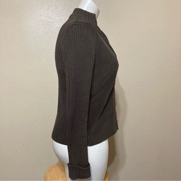 CASUAL CORNER ANNEX vintage 90’s knit and microfiber suede like sweater Medium - Picture 9 of 12